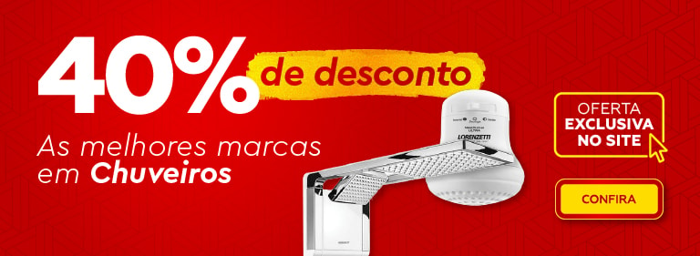 40% em Chuveiros | Casa Mattos