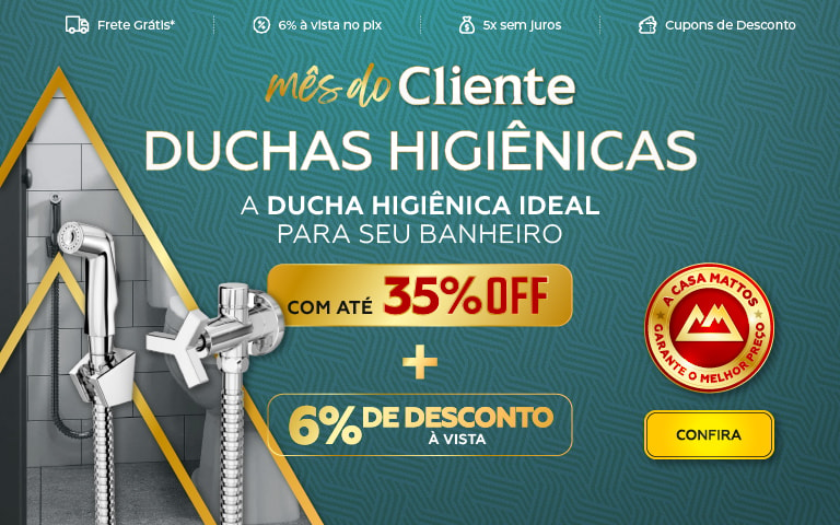 Duchas Higiênicas | Casa Mattos