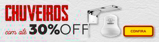Chuveiros com 30% OFF | Casa Mattos
