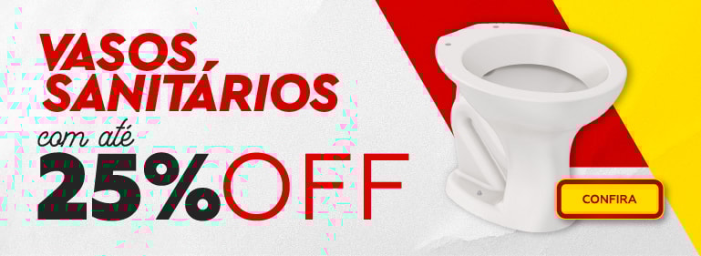 Vasos sanitários com até 25% Off | Casa Mattos