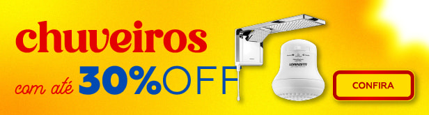 Chuveiros com 30% OFF | Casa Mattos