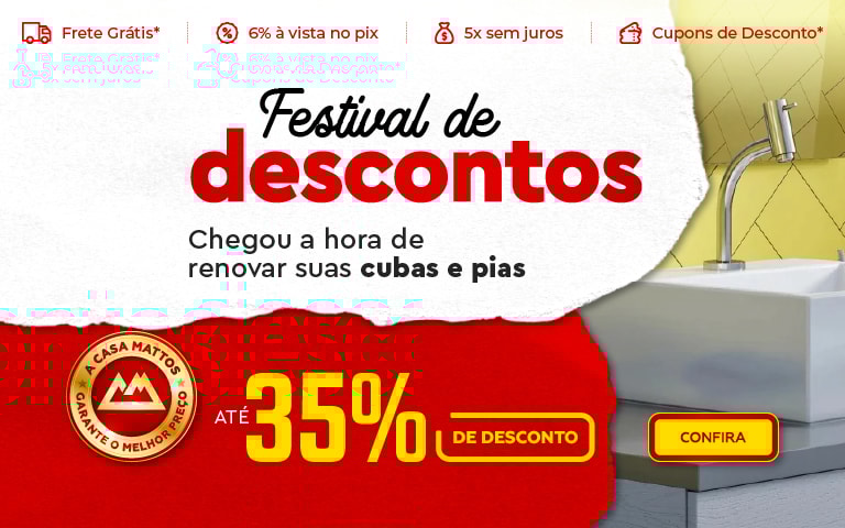 Cubas e Pias em Oferta | Casa Mattos
