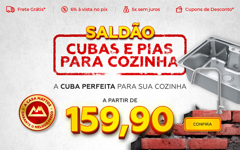 Saldão Pias de Cozinha | Casa Mattos