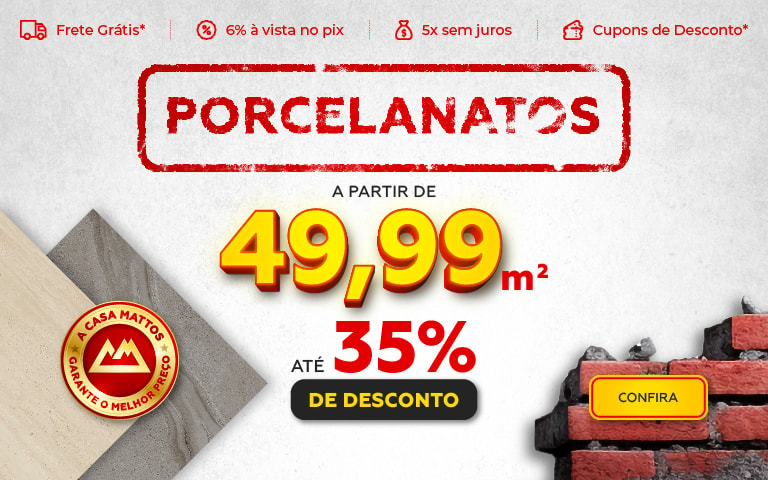 Porcelanatos em Oferta | Casa Mattos