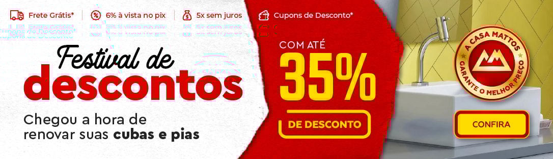 Cubas e Pias em Oferta | Casa Mattos