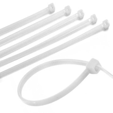Abraçadeira Aquatools Nylon Branca 200x3,5mm