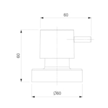 Acabamento de Registro Basic Celite Base Deca 1/2", 3/4" , 1"