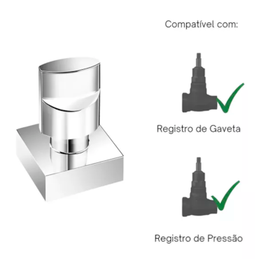 Acabamento De Registro Goa 3/4 Base Deca Cromado