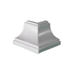 Acabamento Fortlev para Canto Externo PVC Branco