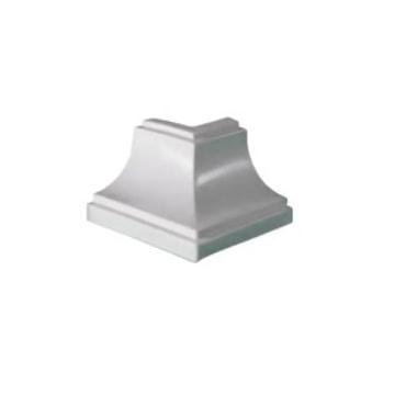 Acabamento Fortlev para Canto Externo PVC Branco