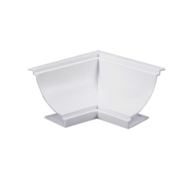 Acabamento Fortlev para Canto Interno PVC Branco