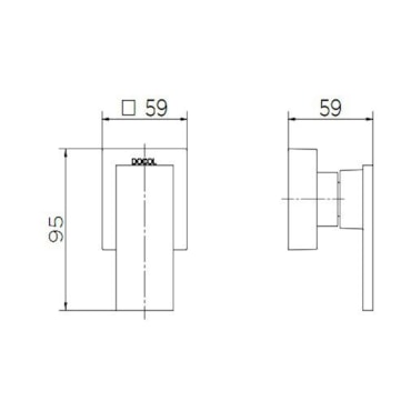 Acabamento para Registro DocolBase 3/4" New Edge