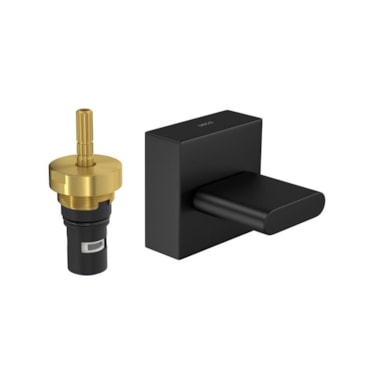 Acabamento Registro Pressão Deca Polo 3/4 Black Matte