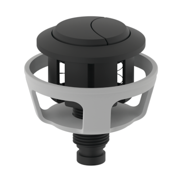 Acionador de Caixa Acoplada Censi Dual Flush Preto Fosco Acionador de Caixa Acoplada Censi Dual Flush Preto Fosco