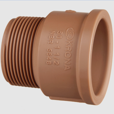 Adaptador Curto Soldável Krona Para Água Fria 40x1 1/4 Adaptador Curto Soldável Krona Para Água Fria 40x1 1/4