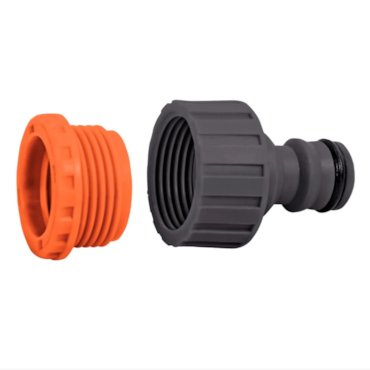 Adaptador Fêmea Tramontina com Rosca 3/4 e Redução 1/2 em Plástico para Jardim Adaptador Fêmea Tramontina com Rosca 3/4 e Redução 1/2 em Plástico para Jardim