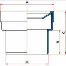 Adaptador Para Saída de Vaso Sanitário PVC Esgoto 100mm