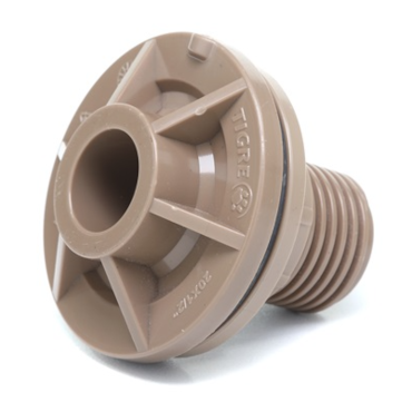 Adaptador Soldável com Flange Anel para Caixa D'Água 50mm Adaptador Soldável com Flange Anel para Caixa D'Água 50mm