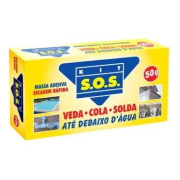Adesivo Massa Epóxi Cinza 50g SOS