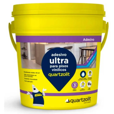 Adesivo Ultra Piso Vinílico Branco 18kg Adesivo Ultra Piso Vinílico Branco 18kg