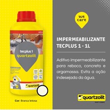 Aditivo Impermeabilizante Tecplus 1L Quartzolit