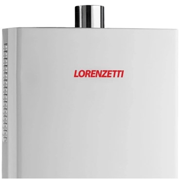 Aquecedor Lorenzetti Eletrônico Branco a Gás 1600D GLP 15l/min