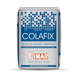 Argamassa Colante para Porcelanato Interno Cinza 20kg - Imar