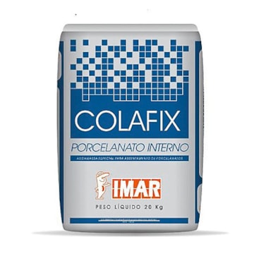 Argamassa Colante para Porcelanato Interno Cinza 20kg - Imar Argamassa Colante para Porcelanato Interno Cinza 20kg - Imar