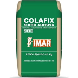 Argamassa Interna e Externa Imar ACIII Cinza 20kg
