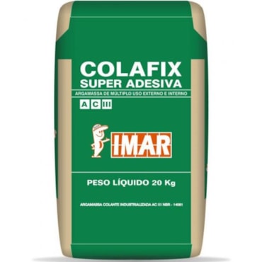 Argamassa Interna e Externa Imar ACIII Cinza 20kg