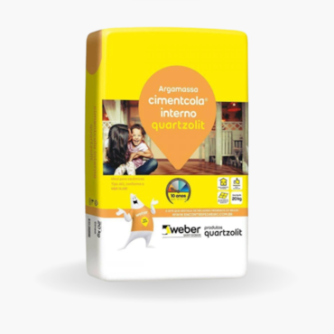 Argamassa Interna Quartzolit ACI Cinza 20kg Argamassa Interna Quartzolit ACI Cinza 20kg