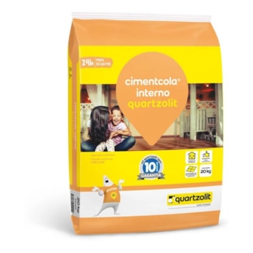 Argamassa Interna Quartzolit ACI Cinza 20kg