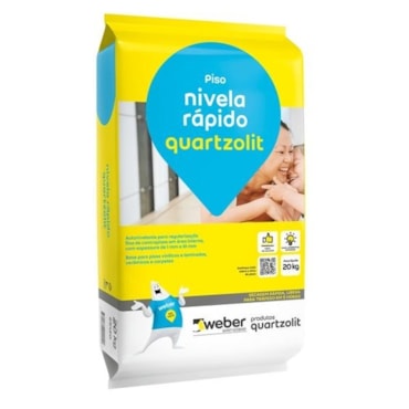 Argamassa Nivela Rapido Quartzolit 20 KG