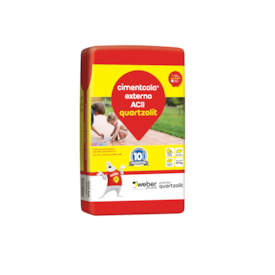 Argamassa Quartzolit Cimentcola Externo ACII 20kg