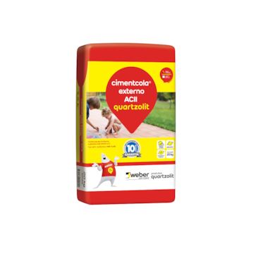 Argamassa Quartzolit Cimentcola Externo ACII 20kg Argamassa Quartzolit Cimentcola Externo ACII 20kg