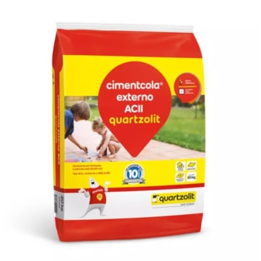 Argamassa Quartzolit Cimentcola Externo ACII 20kg