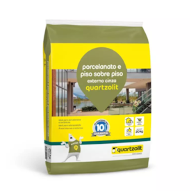 Argamassa Quartzolit para Porcelanato e Piso sobre Piso 20Kg