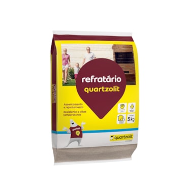 Argamassa Refratários Interno e Externo Cinza 5kg