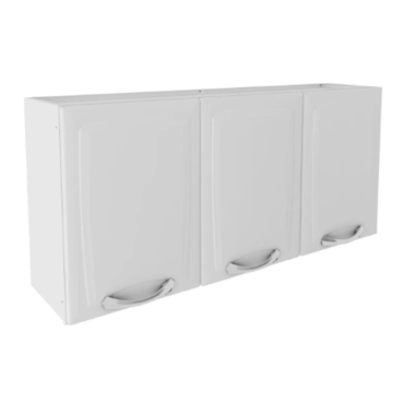 Armário de Cozinha Aéreo Itatiaia Premium 3 Portas Branco IP3-120