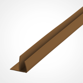 Arremate PVC Tipo F Araforros Castanho 6m