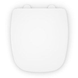 Assento Quadrado Original PP Softclose com Quick Release Celite City/Like Branco