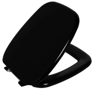 Assento Sanitário Almofadado Fit Versato Astra TVT/K Preto Assento Sanitário Almofadado Fit Versato Astra TVT/K Preto