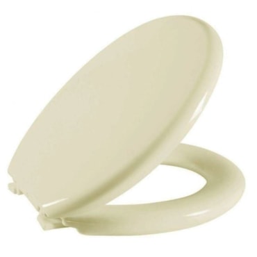 Assento Sanitário Astra Almofadado Oval Bege 8 Assento Sanitário Astra Almofadado Oval Bege 8