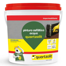 Balde Pintura Asfáltica Acqua Quartzolit 3,6L