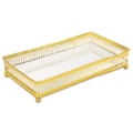 Bandeja Mart em Metal Dourada 24 cm