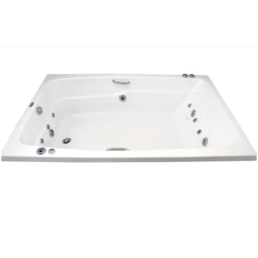 Banheira Acrilbath Dupla Topline 170x115cm Top Line Ouro Fino