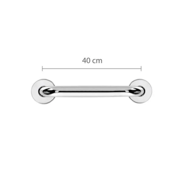 Barra de Apoio Reta Astra Inox 40cm