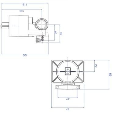 Base de Chuveiro Monocomando Deca para Baixa e Alta Pressão 3/4" Bruto 4493000