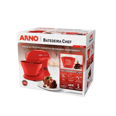 Batedeira Arno Chef SM01 127V Vermelha