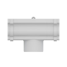 Bocal Circular Aquapluv Style Branco Tigre
